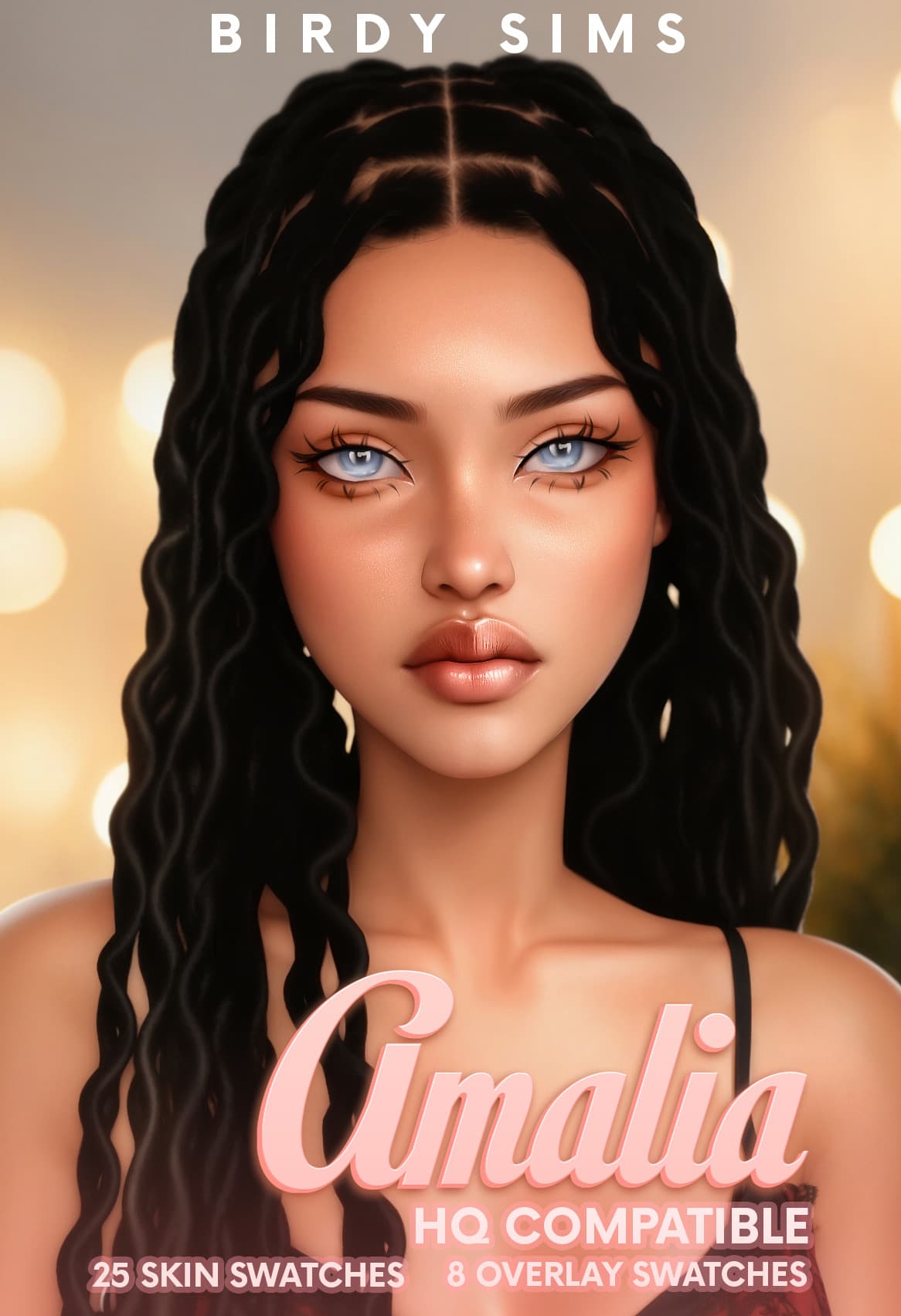 Скриншот мода Скин и оверлей Amalia Skin